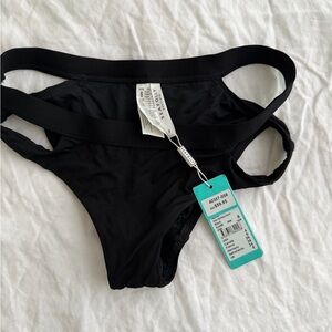 Seafolly Black Bikini Bottom